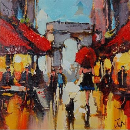 Peinture 15 - She par Joro | Tableau Figuratif Huile Urbain