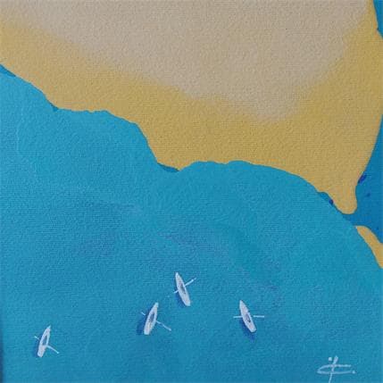 Peinture TRAVEL par Gozdz Joanna | Tableau Abstrait Acrylique minimaliste