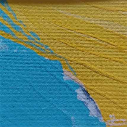 Peinture BEACH 2 par Gozdz Joanna | Tableau Abstrait Acrylique minimaliste