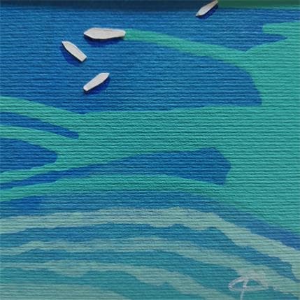 Peinture TRACE par Gozdz Joanna | Tableau Abstrait Acrylique minimaliste