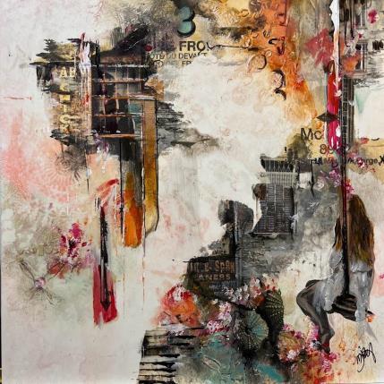 Painting THE FANTASIES OF MY LIFE by Bergeron Marie-Josée | Painting Figurative Acrylic, Oil Life style, Portrait