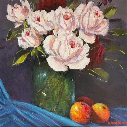 Peinture maravilha do universo par Chico Souza | Tableau Figuratif Huile Natures mortes