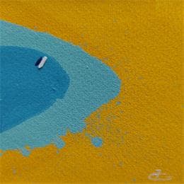 Peinture LONELY CRUISE par Gozdz Joanna | Tableau Abstrait Acrylique minimaliste