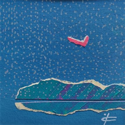 Peinture BIRDS 07 19 18 16 par Gozdz Joanna | Tableau Abstrait Acrylique minimaliste