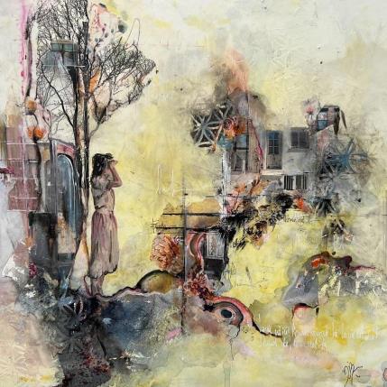 Painting FRONT OF YOU THIS IS YOUR LIFE by Bergeron Marie-Josée | Painting Figurative Acrylic, Oil Life style, Portrait