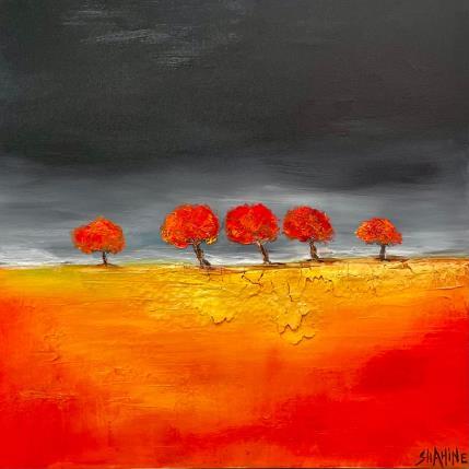 Peinture NATURE par Shahine | Tableau Figuratif Huile Paysages