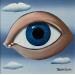 Pintura EYE por Trevisan Carlo | Pintura Surrealism Animals Oil Acrylic