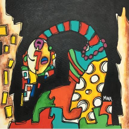 Peinture CANTO NOCTURNO par Gorigoitia Karla  | Tableau Art Singulier Acrylique scènes de vie