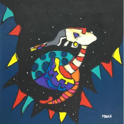 Peinture CONTORSION par Gorigoitia Karla  | Tableau Art Singulier Acrylique scènes de vie