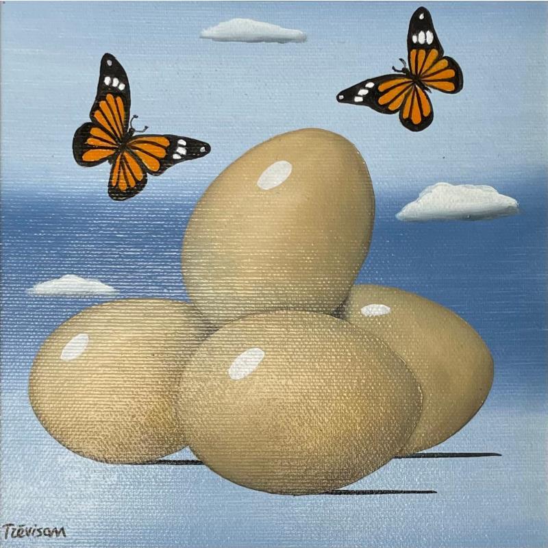 Pintura GOOD LUCK por Trevisan Carlo | Pintura Surrealism Animals Oil Acrylic