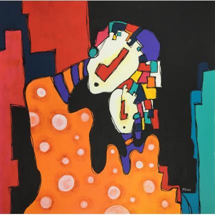 Peinture A CIEGAS par Gorigoitia Karla  | Tableau Art Singulier Acrylique scènes de vie