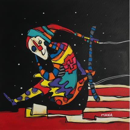 Peinture TRAPECISTA par Gorigoitia Karla  | Tableau Art Singulier Acrylique scènes de vie