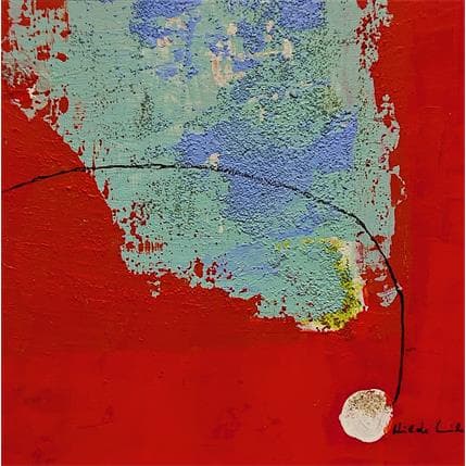 Peinture LN1 par Wilms Hilde | Tableau Abstrait Minimaliste