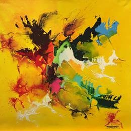 Peinture 18.09.02 par Zdzieblo Thierry | Tableau Abstrait Acrylique