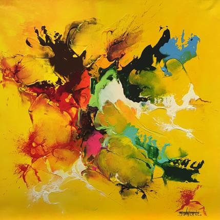 Peinture 18.09.02 par Zdzieblo Thierry | Tableau Abstrait Acrylique