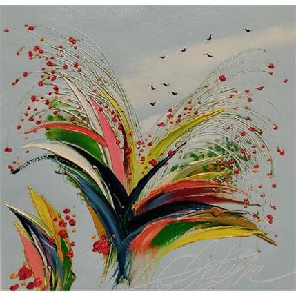 Gemälde Je t'aime von Fonteyne David | Gemälde Figurativ Acryl, Öl Landschaften