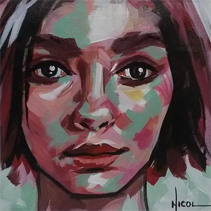 Peinture Deneb par Vacaru Nicoleta  | Tableau Figuratif Acrylique Portraits