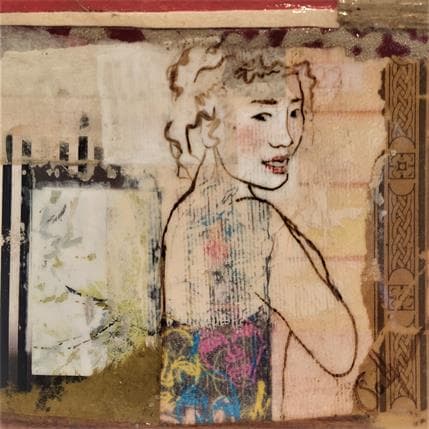 Peinture Kunié par Sablyne | Tableau Art Singulier Acrylique Portraits