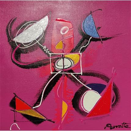 Peinture Nes par Perrotte | Tableau Abstrait Acrylique Minimaliste