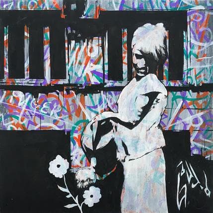 Peinture Do it with care par Di Vicino Gaudio Alessandro | Tableau Street Art Acrylique Scènes de vie