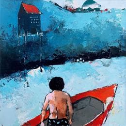 Pintura L.263 por Abiy | Pintura Naive art Oil Life style