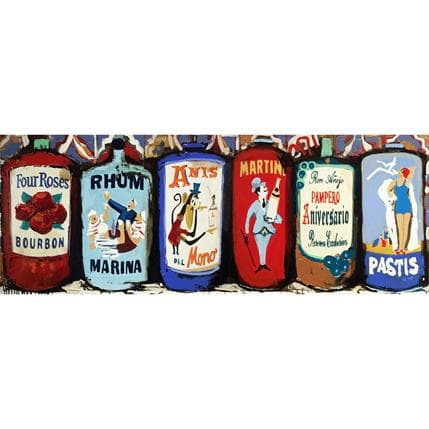 Peinture Bodega par Villanueva Puigdelliura Natalia | Tableau Figuratif Huile Natures mortes