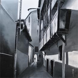 Pintura Traboule por Galloro Maurizio | Pintura Figurative Oil Urban