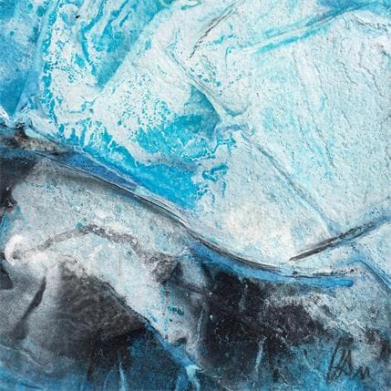 Peinture Océanide 2 par Han | Tableau Abstrait Minimaliste