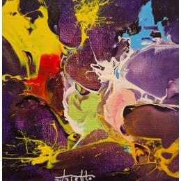 Peinture 17.06.51 par Zdzieblo Thierry | Tableau Abstrait Acrylique Minimaliste