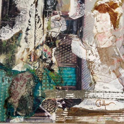 Peinture L'espoir de Nour par Sablyne | Tableau Art Singulier Acrylique Portraits