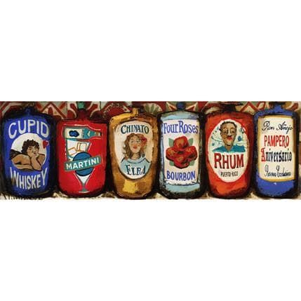 Gemälde Bodega von Villanueva Puigdelliura Natalia | Gemälde Figurativ Öl Stillleben