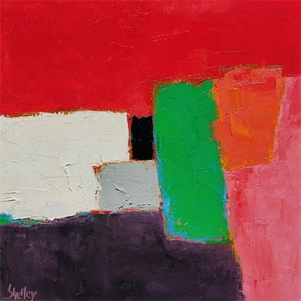 Painting Ardeur by Shelley | Painting Abstract Oil Landscapes