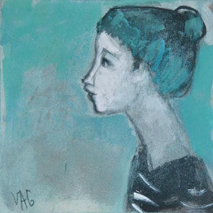 Peinture Voyage par VAG | Tableau Figuratif Acrylique minimaliste