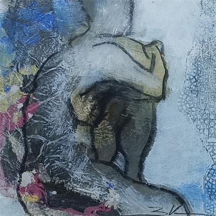 Peinture I can't sleep par Kerbastard Béatrice | Tableau Figuratif Acrylique Nu