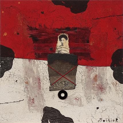 Painting 19-120 by Boitier Thierry | Painting Abstract Acrylic Portrait