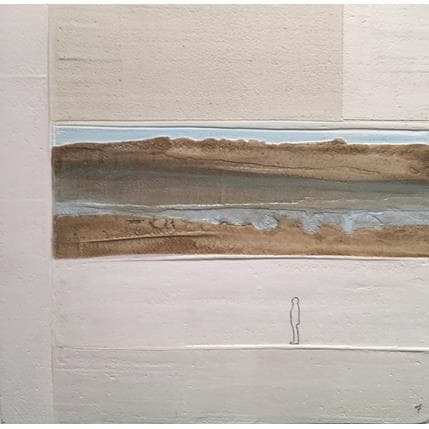 Peinture The sound of silence par Roma Gaia | Tableau Abstrait Minimaliste