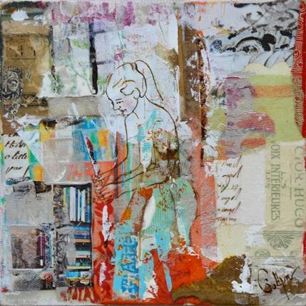 Peinture L'arbre aux fruits par Sablyne | Tableau Art Singulier Acrylique Portraits