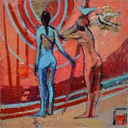 Pintura 6 por Machi | Pintura Figurative Acrylic, Oil Life style