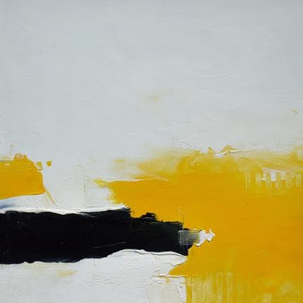 Painting J'aime l'instant by Dumontier Nathalie | Painting Abstract Oil Minimalist
