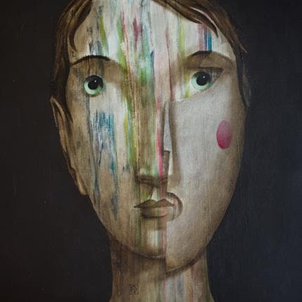 Peinture Ja5 par Delaube Fabien | Tableau Figuratif Huile Portraits