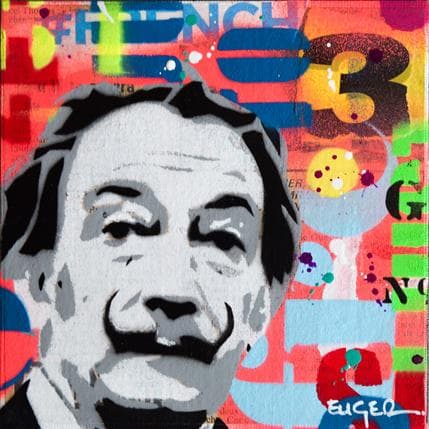 Pintura Dali por Euger Philippe | Pintura Pop-art Acrylic, Graffiti Pop icons