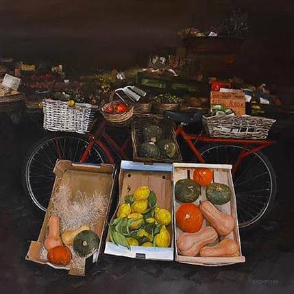 Peinture Autumn season par Lokotska Katie  | Tableau