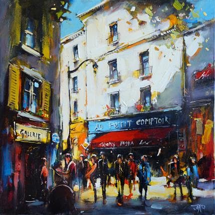 Peinture Palace du Terrtre Montmarte par Joro | Tableau