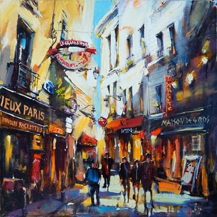 Peinture Latin Quarter, Paris par Joro | Tableau