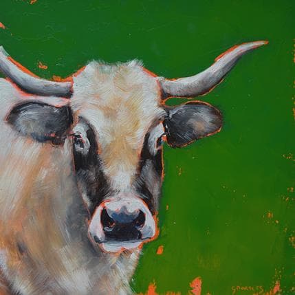 Peinture Douce par Morales Géraldine | Tableau Figuratif Acrylique, Huile Animaux