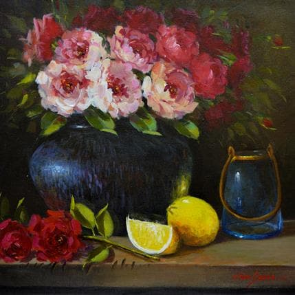 Peinture Limonada suiça par Chico Souza | Tableau Figuratif Huile Natures mortes