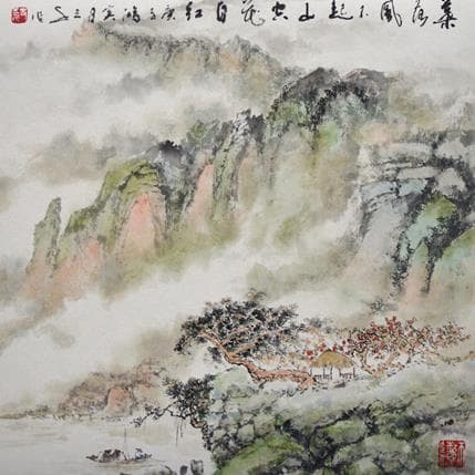 Peinture Romance par Sanqian | Tableau Figuratif Paysages
