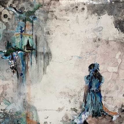 Painting Coming home by Bergeron Marie-Josée | Painting Figurative Acrylic, Oil Life style