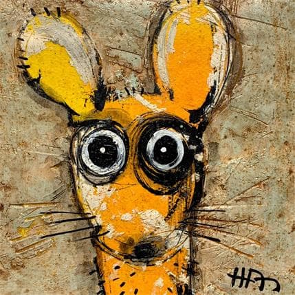 Peinture Mouse par Maury Hervé | Tableau Art naïf Animaux