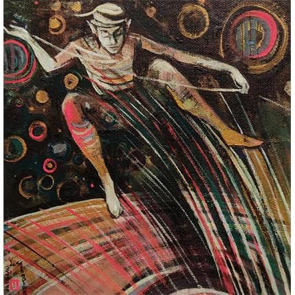 Peinture ORANGES par Machi | Tableau Figuratif Acrylique, Huile Scènes de vie